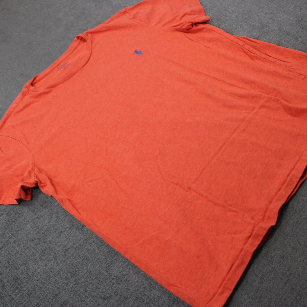 Polo Ralph Lauren Mens Large Orange Heather Short Sleeve Pony Logo T-Shirt L